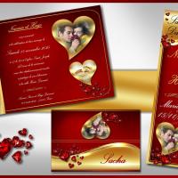 collection or et rouge