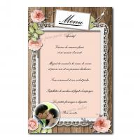 carte de menu photo boheme