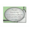 petite carte fête de naissance fermeture eclair vert