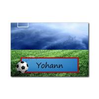Marque-place cage de foot et ballon