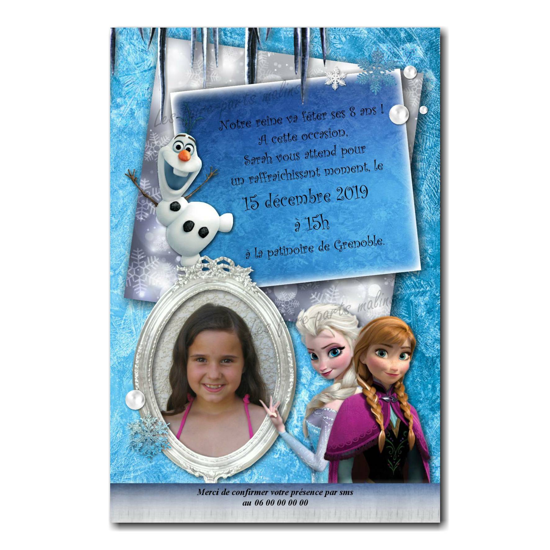 Un anniversaire Reine des Neiges 2 pour ses 4 ans - Autour d'Erynn