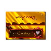 marque-place chocolat de noel 2022