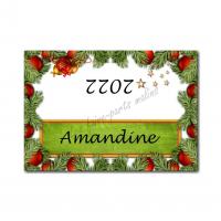 marque-place sapin de noel 2022