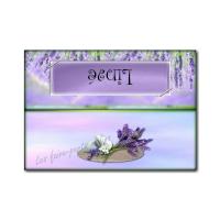 marque-place bouquet de lavande