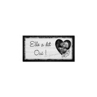 étiquette enveloppe noir et blanc