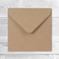 enveloppe marron carré