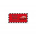 Etiquette dragees voiture cars rouge