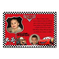 faire part cars voiture rouge