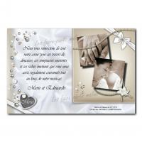 carte de remerciements anniversaire de mariage