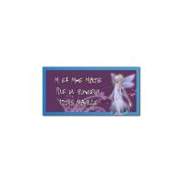 étiquette adresse fée violet