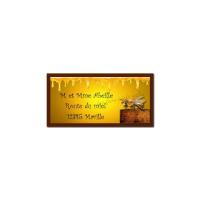 étiquette adresse abeille et miel