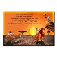 Faire part le roi lion
