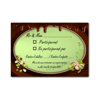 coupon réponse noix de pistache et chocolat coulant