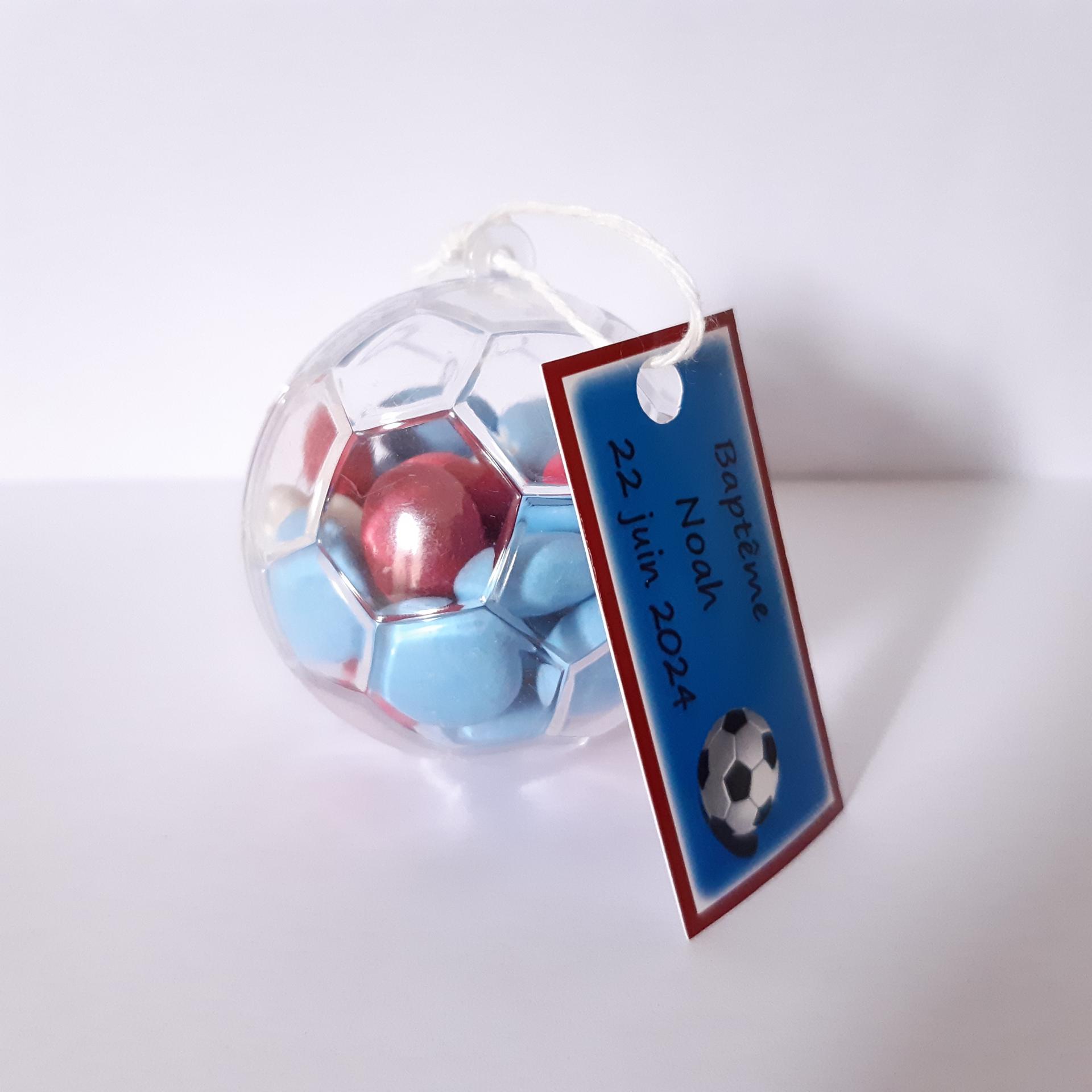 Ruban Ballon de Foot - Dragées Chocolats Benier