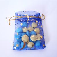 sachet cadeau et bonbon bleu avec étoile