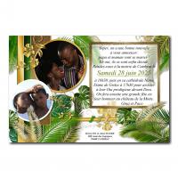 faire part tropical