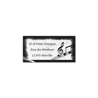 étiquette adresse musique