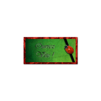 étiquette enveloppe coccinelle