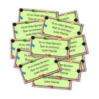Etiquette dragées autocollante bonbons