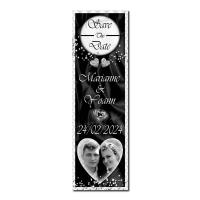 faire page marque page noir et blanc diamant