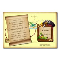 faire part ile au trésor des pirates