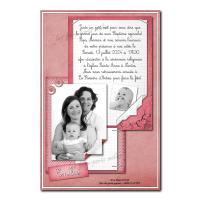 faire part papier plié