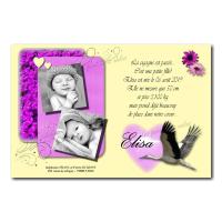 faire part cigogne deux photos