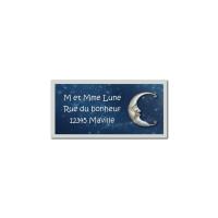 étiquette adresse lune
