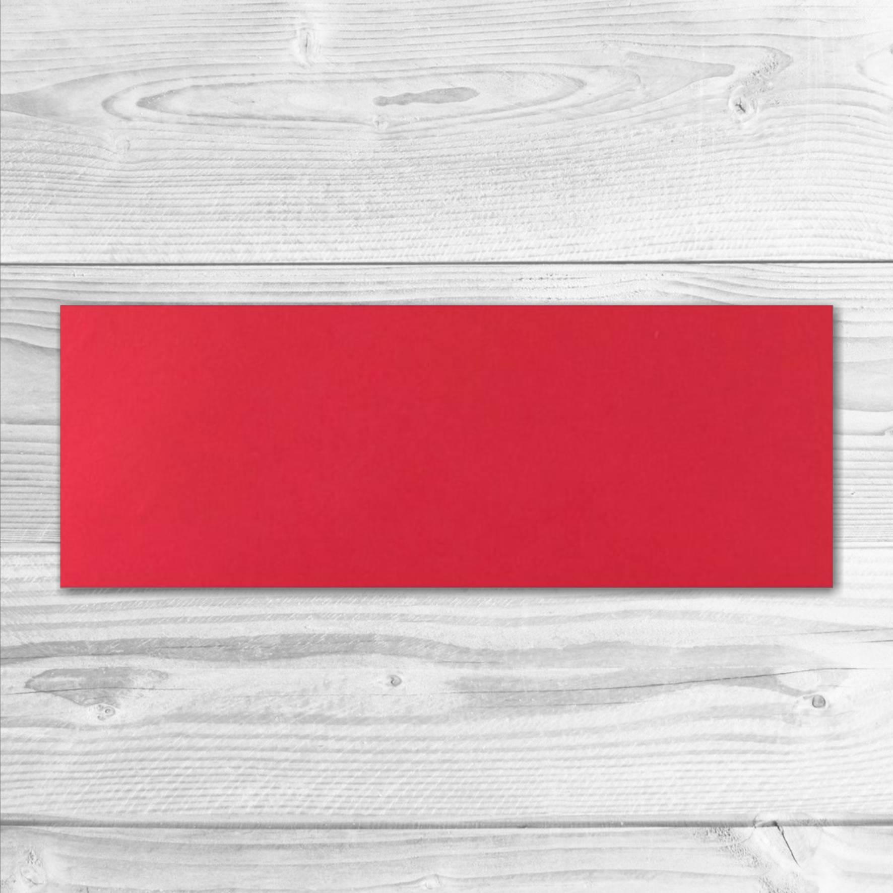 80 x 215 enveloppe rouge