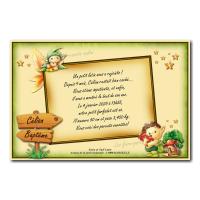 faire part petits lutins jaune