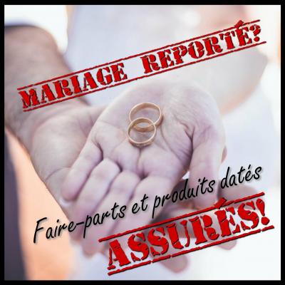 Assurance Mariage reporté