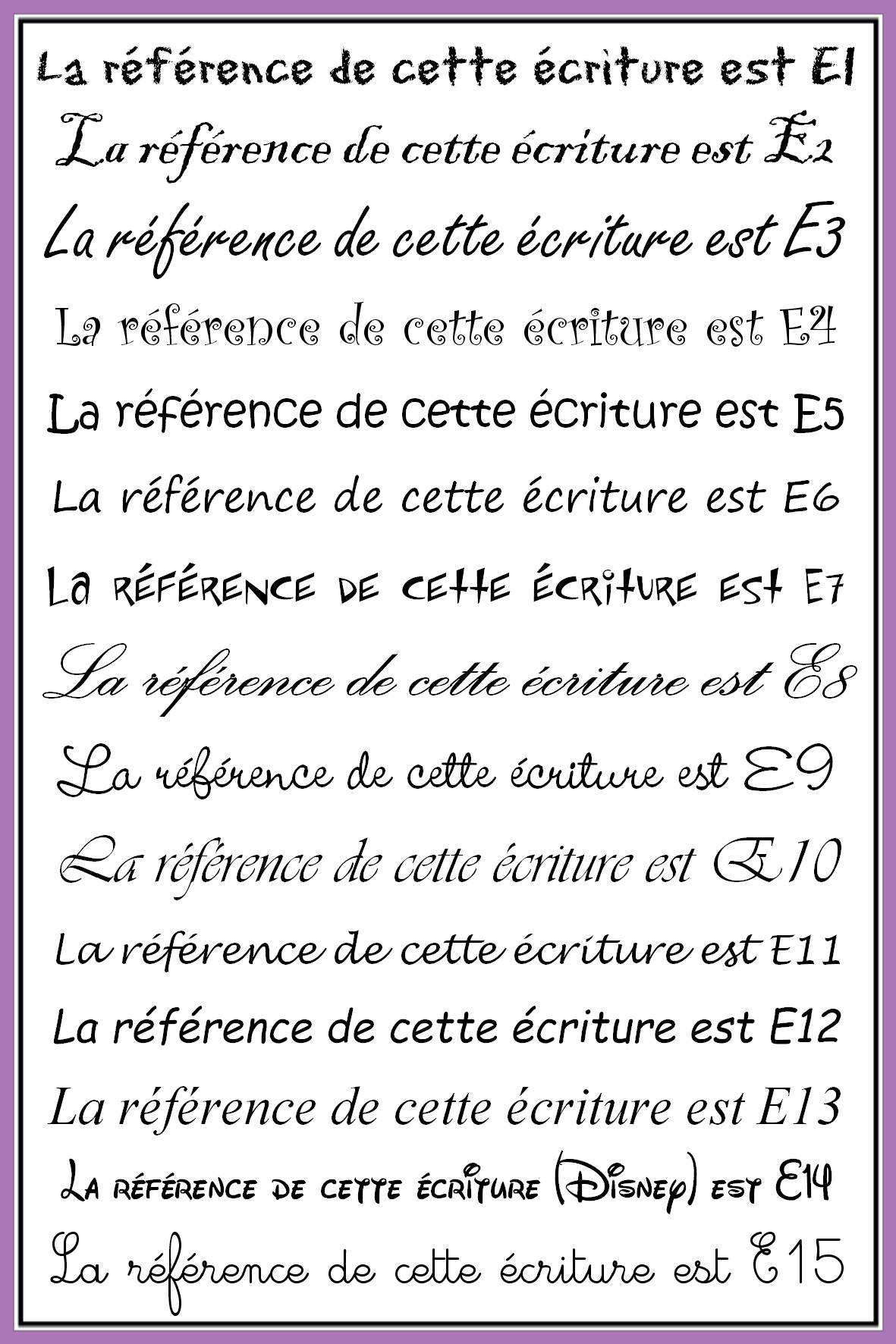 Ecriture 2019