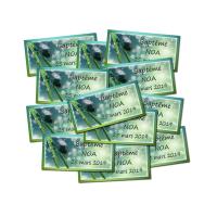 Lot etiquettes dragées libellule bleu roseau
