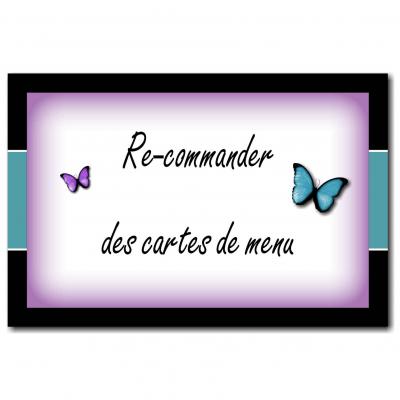 Carte de menu