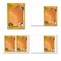 Carte de menu illimité fleur du soleil