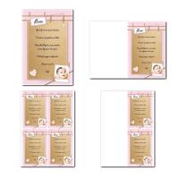 carte de menu fille prêt à imprimer petites pinces à linge