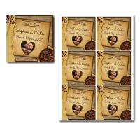 Save the date illimité petits grains de café