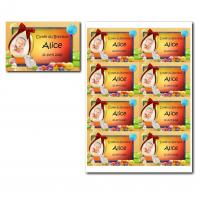 Etiquette bouteille à imprimer pour la fête de pâques