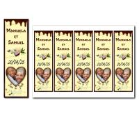 Save the date à imprimer vanille et chocolat