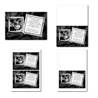 faire part illimité diamant en noir chic