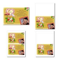 faire part illimité avec jolis flamants roses